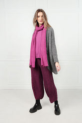 Pin Closure Grey Wool Cardigan 7
