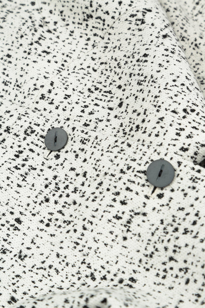 Balloon Collar Dotty Wool Coat 5