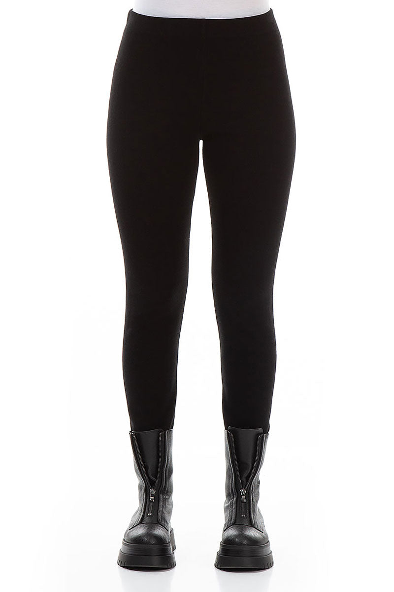 Warm hot sale black leggings