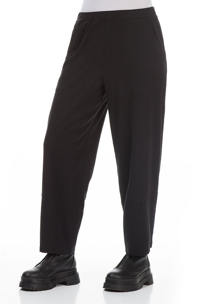 Black Cotton Track Pants 3