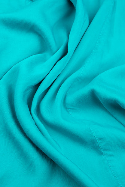 Draped Ocean Silk Bamboo Skirt 5