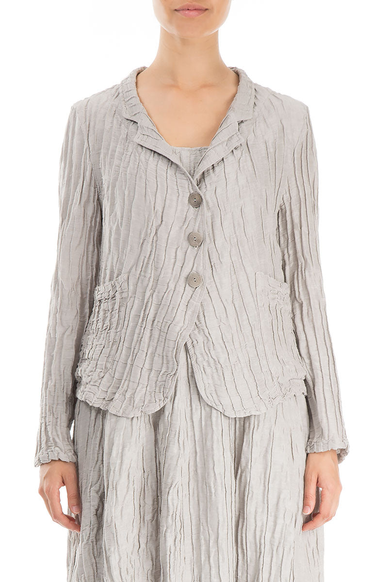 Short deals silk jacket