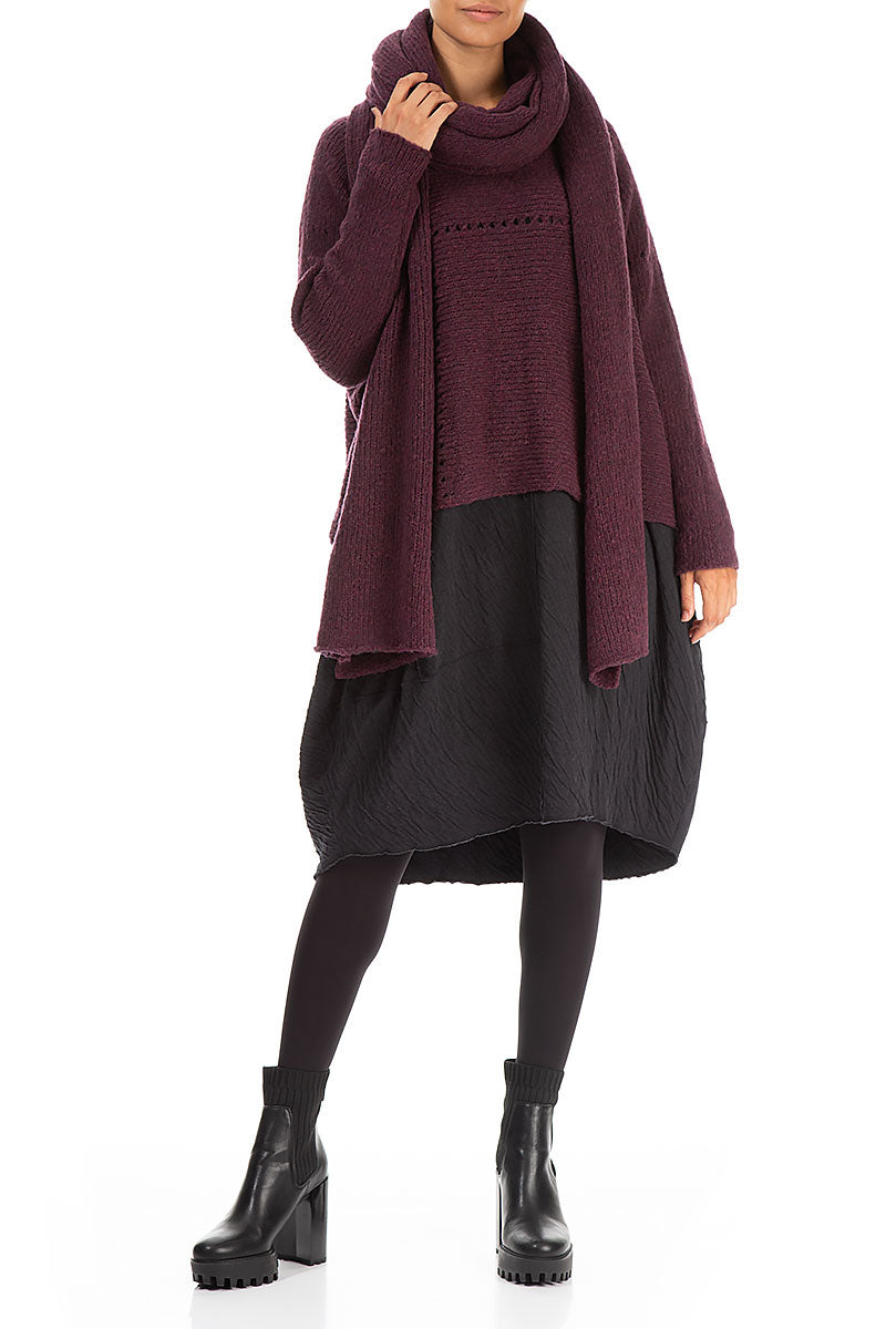 Extra Long Mulberry Wool Scarf 2