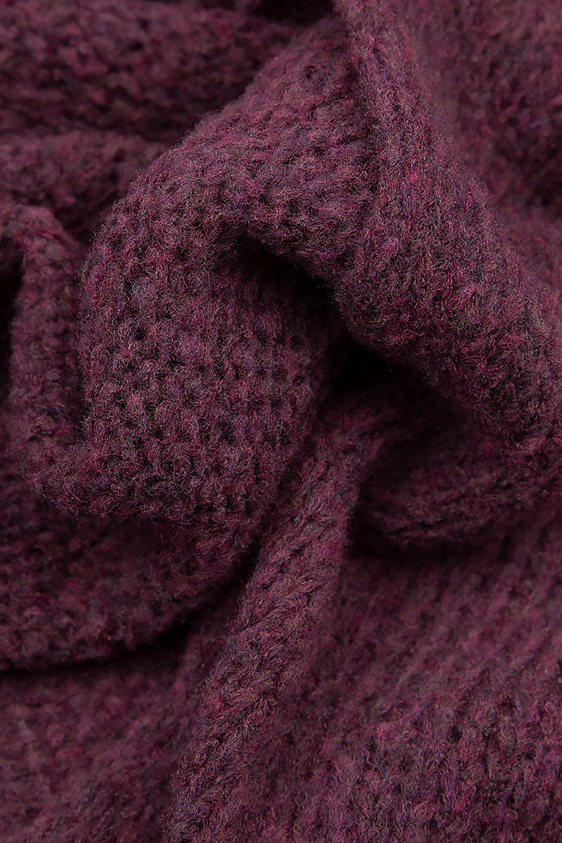 Extra Long Mulberry Wool Scarf 6