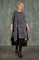 Feather Grey Cotton Midi Dress 6