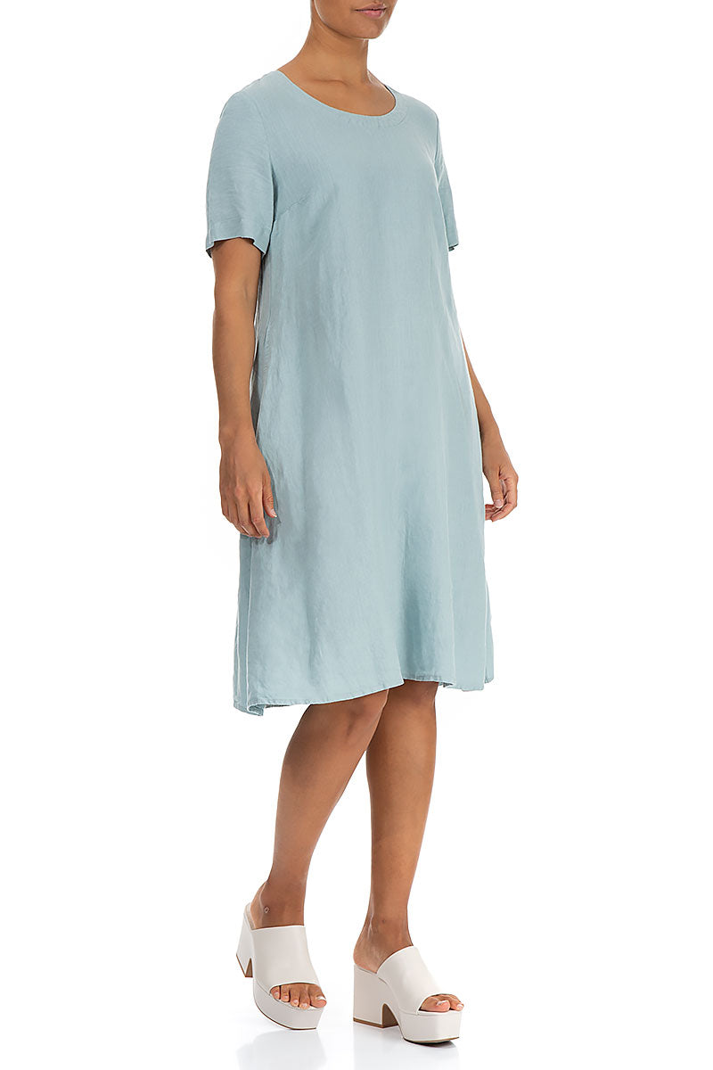 Flared Midi Breeze Linen Dress 3