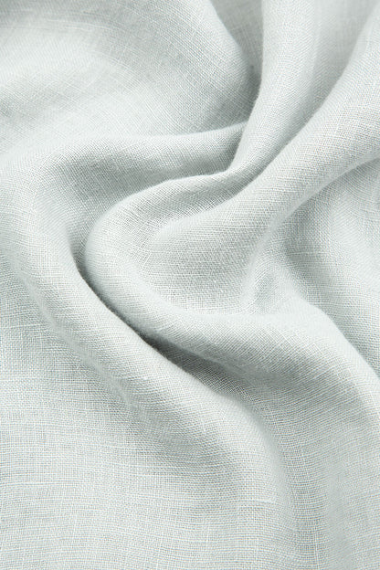 Evergreen Flared Midi Light Grey Linen Dress 5