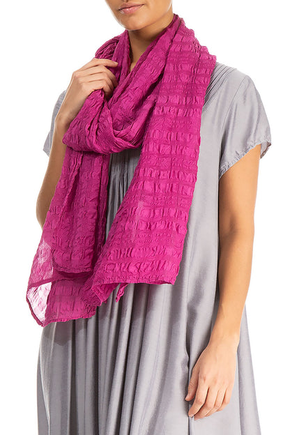 Lightweight Orchid Silk Scarf 3