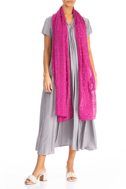 Lightweight Orchid Silk Scarf 2