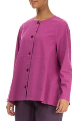 Loose Boxy Orchid Cotton Jacket 3