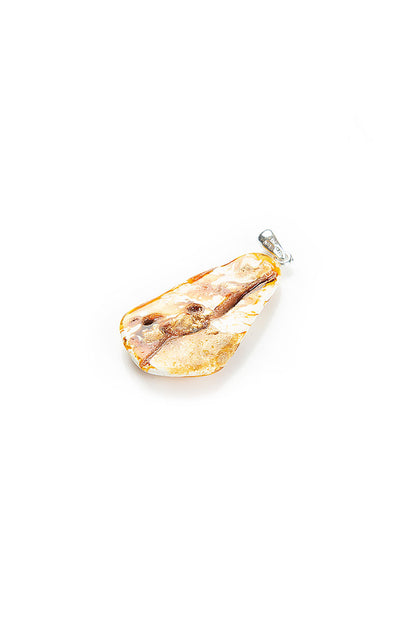 Natural Amber Drop Pendant