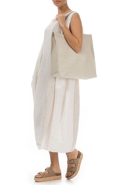 Natural Firm Linen Tote Bag