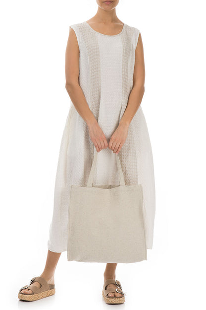 Natural Firm Linen Tote Bag