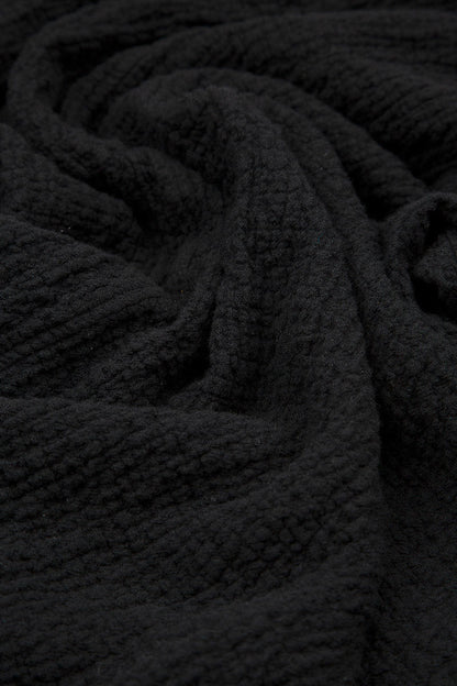 Pencil Black Wool Trousers 4