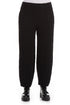 Pencil Black Wool Trousers 1