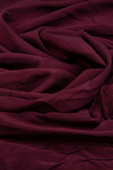 Pleated Wine Silk Bamboo Dress 5