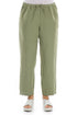 Pure Khaki Linen Trousers 1
