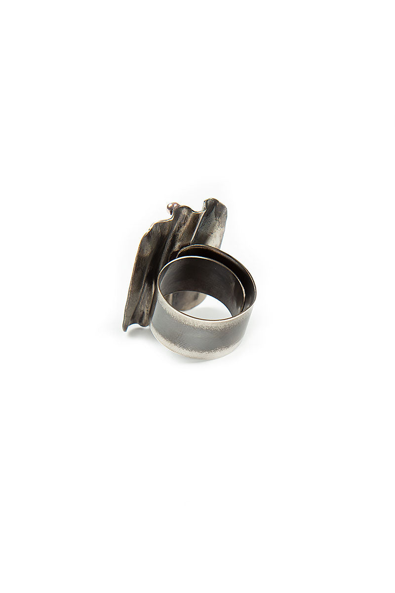 Raindrops Metal Ring