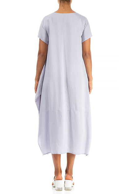 Single Pocket Lavender Silk Bamboo Dress 2