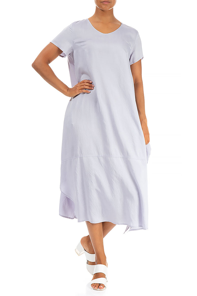 Single Pocket Lavender Silk Bamboo Dress 4