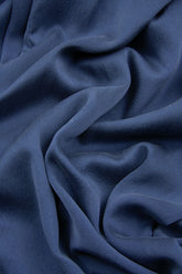 Sleeveless V-Neck Petrol Blue Silk Top 5