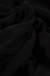 Short Tie Front Black Cotton Jersey Jacket 5