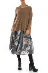 Two Pockets Caramel Wool Sweater 4